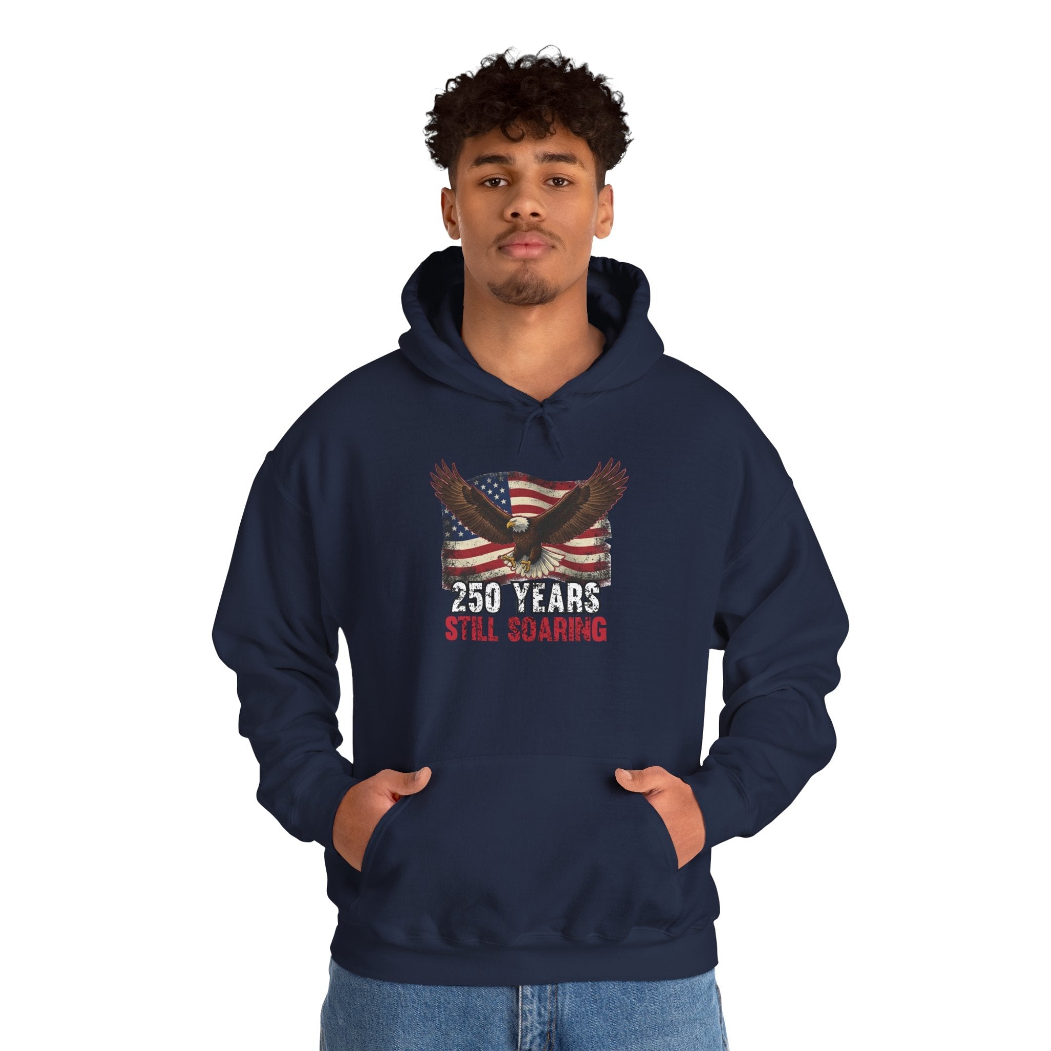 America 250 – Still Soaring Patriotic Eagle Hoodie