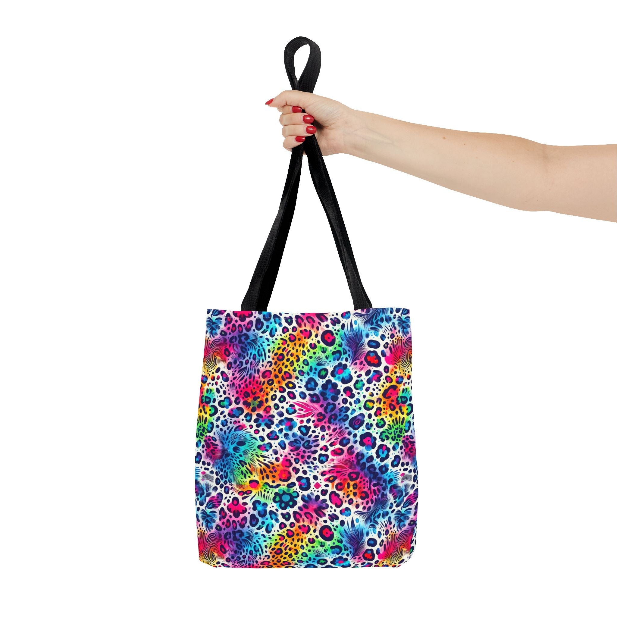 Bespattered Facade Neon Animal Print Eco-Friendly Carryall Tote Bag