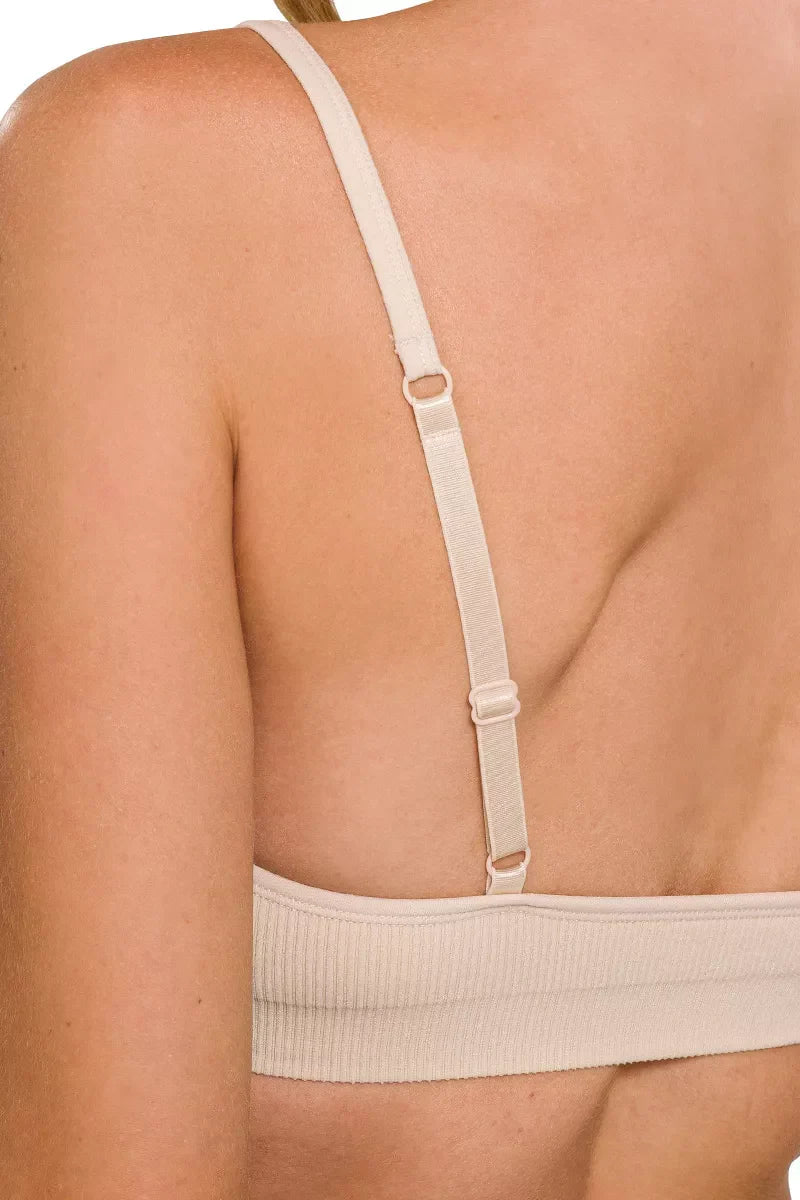 Zenana Seamless Classic Bra with Removable Bra Pads
