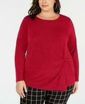 I-N-C Womens Twist Pullover Blouse, Size 3X