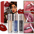 Qawnfy 3Pcs Boss Up Color Changing Lip Oil Shimmering Temperature Color Changing Lip Gloss Tinted Lip Stain Long Lasting Nourishing Moisturizing Lip Glow Oil for Lip Care and Dry Lips (A#)