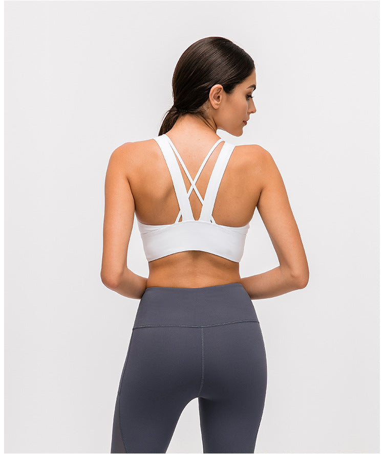 New Women's Sports Bra for Yoga and Fitness Training