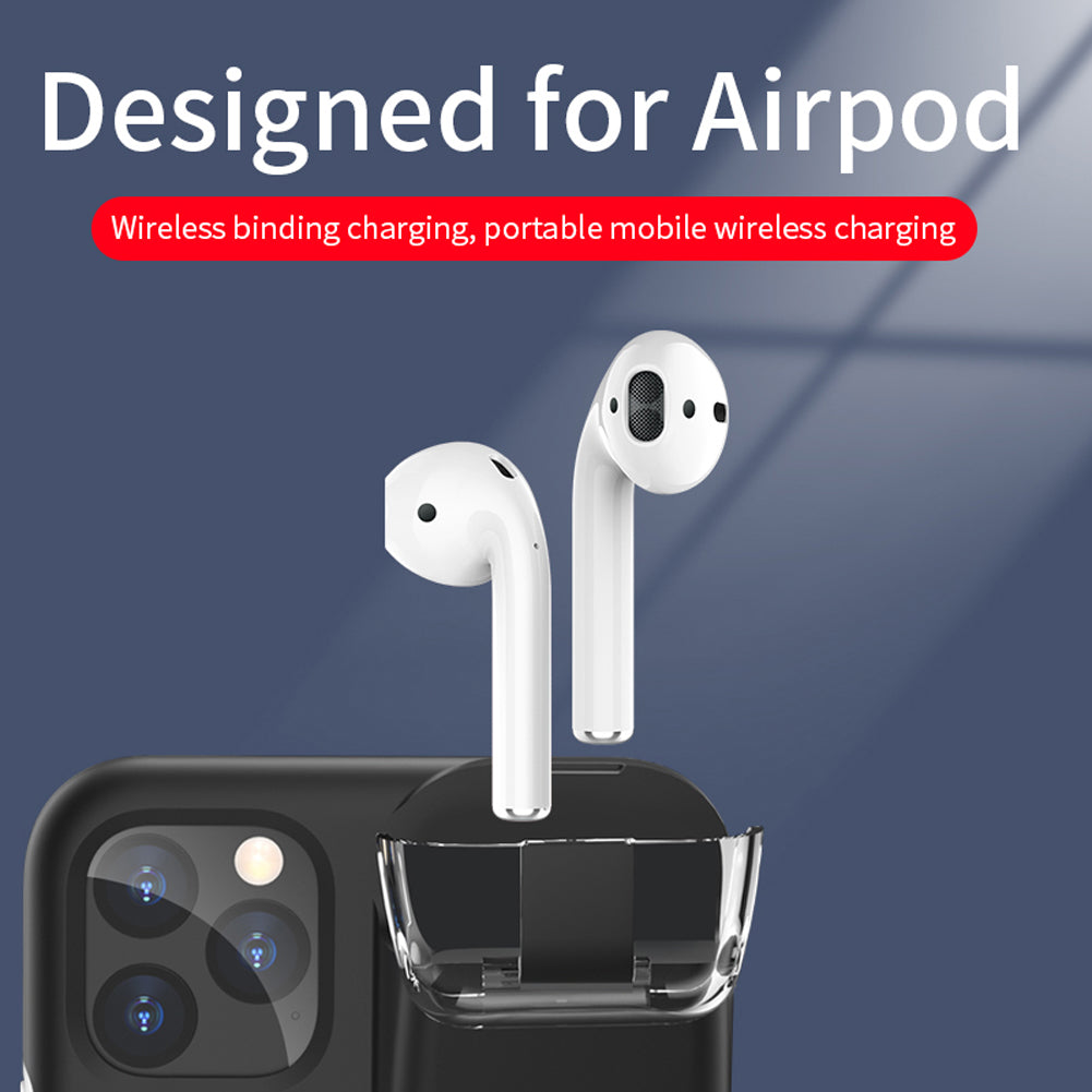 Phone Case with TWS Wireless Earbuds Charging Dock