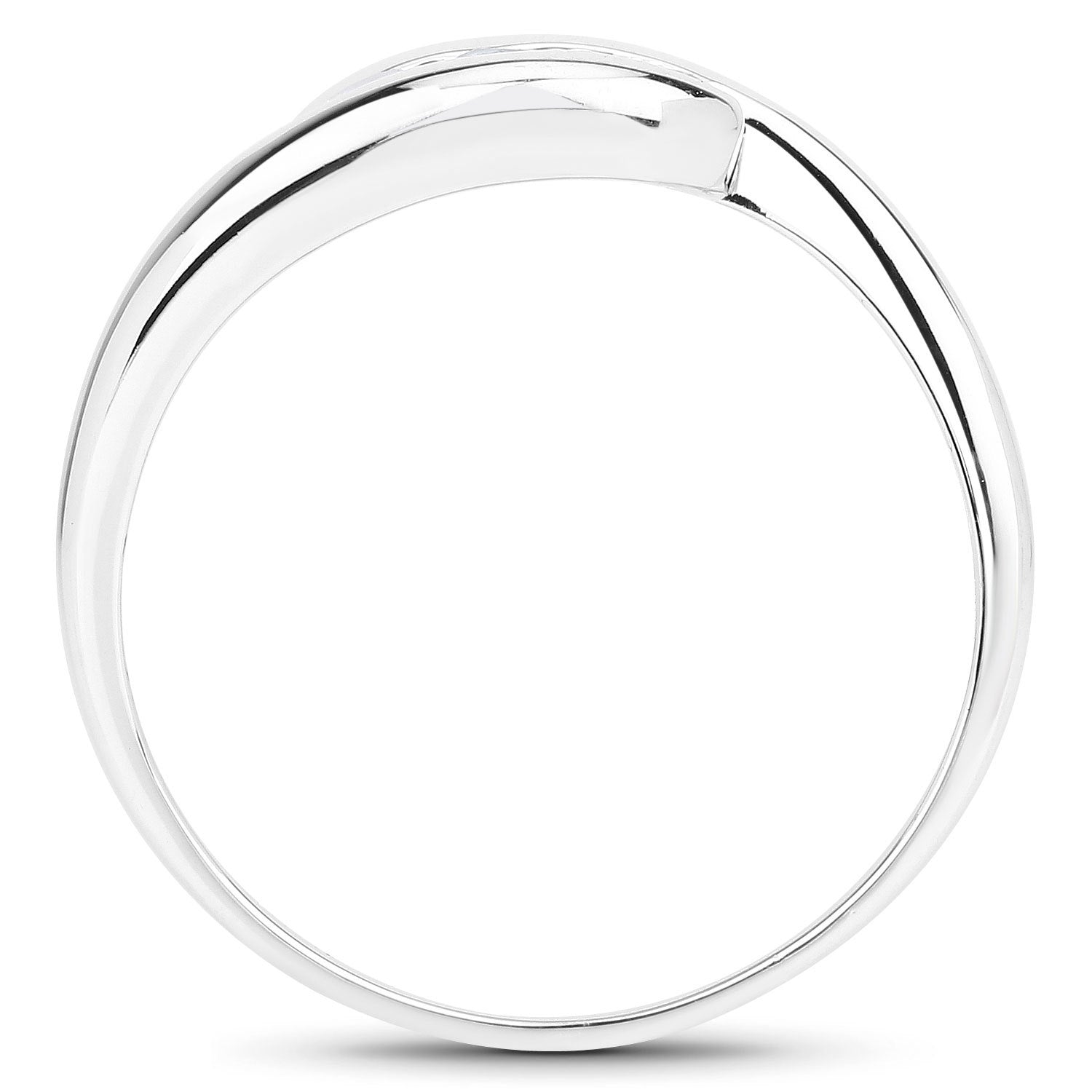 0.74 Carat Genuine Blue Topaz .925 Sterling Silver Ring