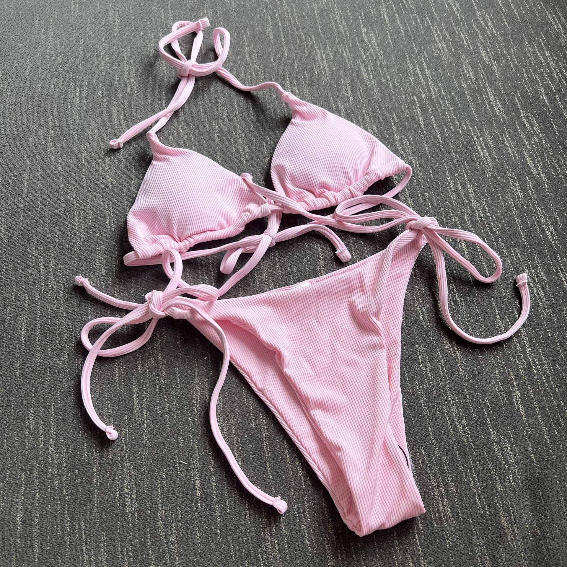 2023 New Sexy Three-Piece Bikini Swimwear Set