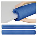 Hanaive 2 Pcs 40 Inch x 4.1 Inch Jumbo Pool Noodles Bulk Pool Noodles Foam Large Pre Slit Clamp Foam Protection Foam Tube Swim Noodles for Swimming Floating Craft Projects Padding Bumper (Blue)