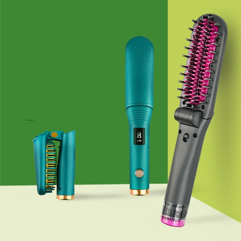 Dual Purpose Negative Ion Electric Hair Straightener Comb