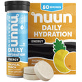 Nuun Hydration Energy Electrolyte Tablets with Caffeine B Vitamins and Ginseng Tropical Punch 5 Essential Electrolytes for Hydration Vegan Non-GMO 8 Pack (80 Servings)