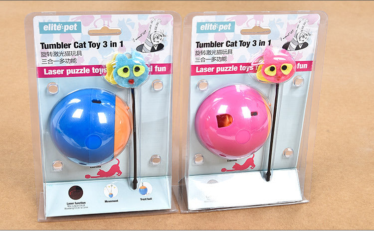 Electric New Wobble Toy for Cats with Treat Dispenser