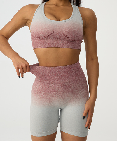 New Tie Dye Yoga Set with Tight Fit and Net Design