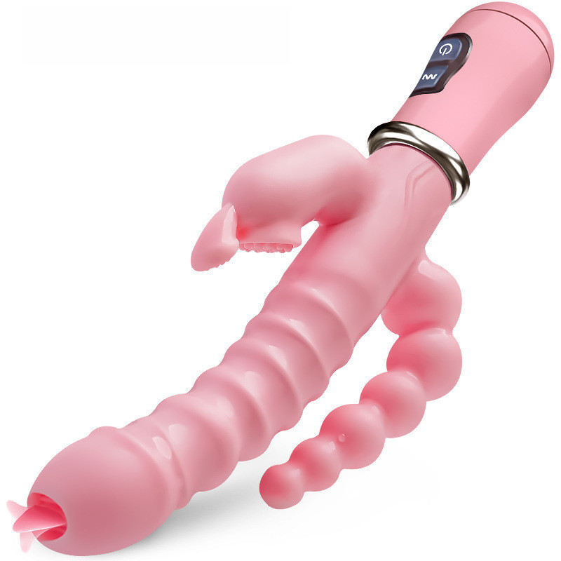 "Rechargeable Vibrating Rabbit Butt Plug for Women"