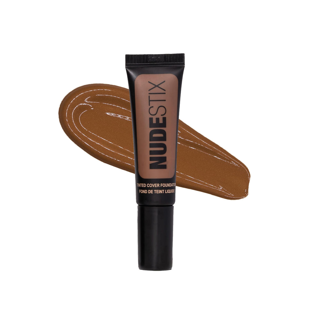 Nudestix Tinted Cover Liquid Foundation Buildable Coverage for Even Skin Tone Flawless Natural Lightweight Makeup Finish Shade: Nude 10 0.84 fl oz (25 ml)