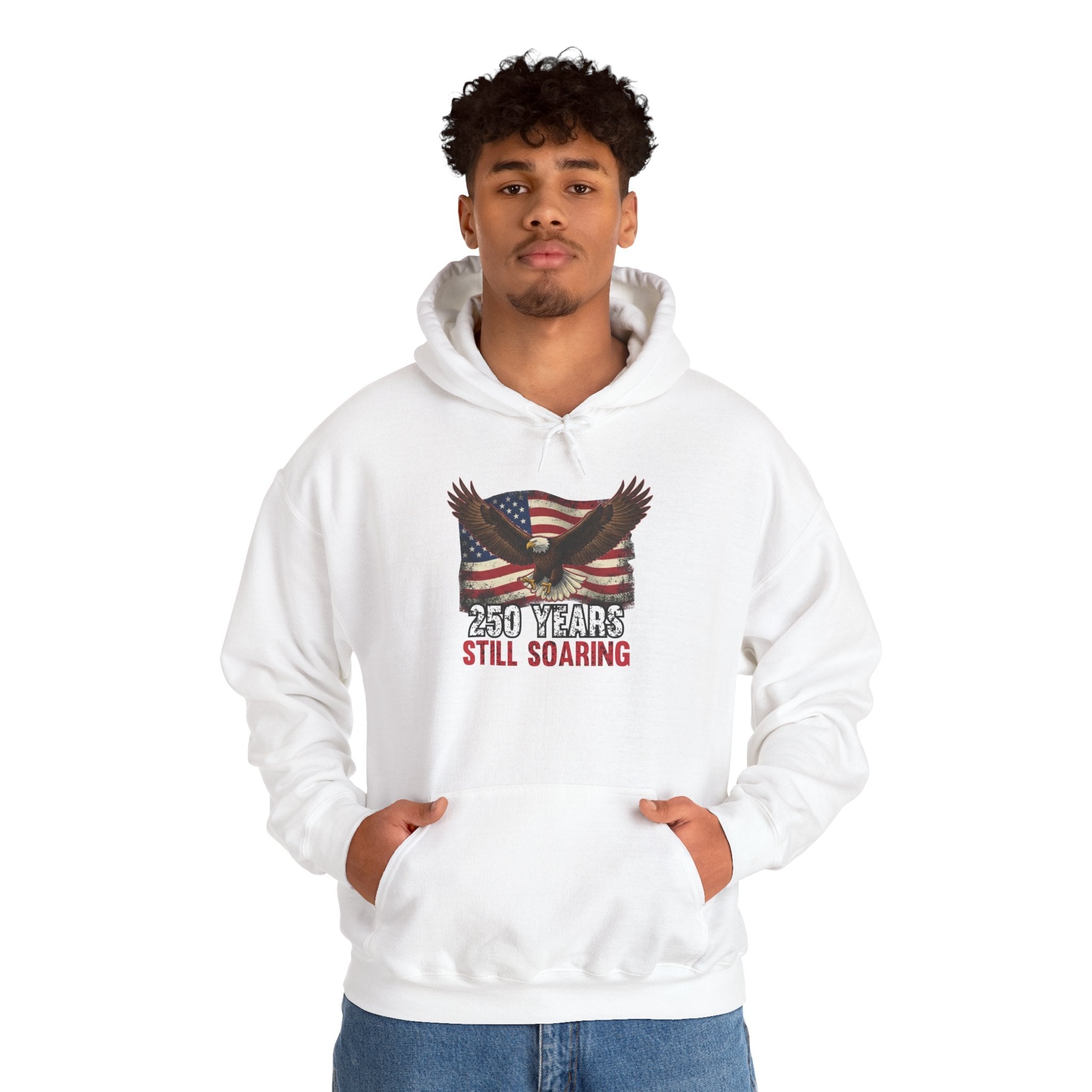 America 250 – Still Soaring Patriotic Eagle Hoodie