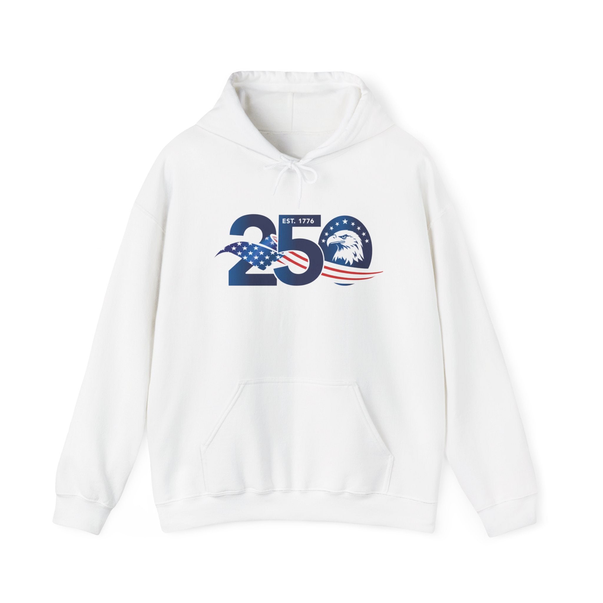 Flag in 250– Happy Birthday USA Patriotic Pullover