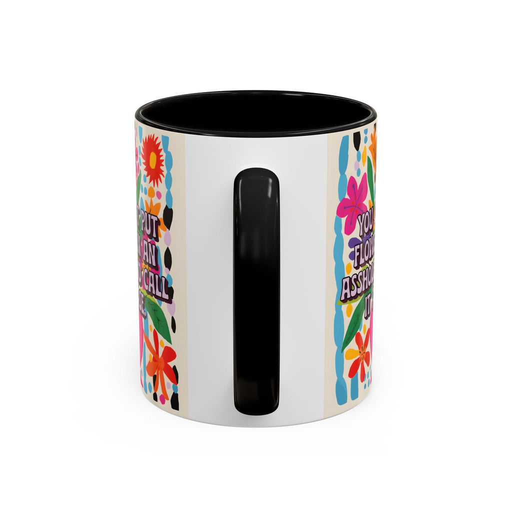 Bespattered Facade Flower Vase Floral Mug | Eight Colors | 11oz or 15oz