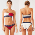 2018 New Color Block Bikini Swimwear Wholesale