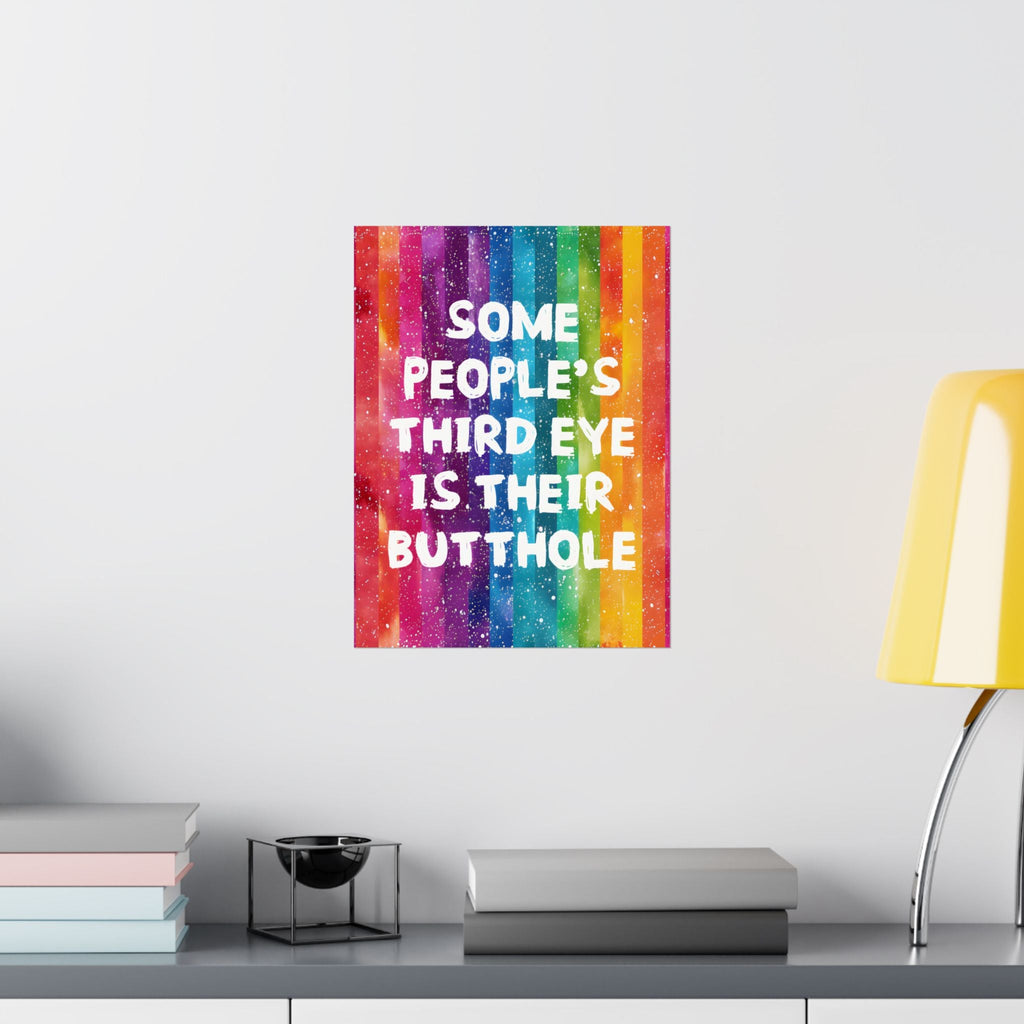 Bespattered Facade All-Seeing Butthole Rainbow Giclée Archival Matte Paper Prints