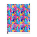 Bespattered Facade Rainbow Flow Wrapping Paper | Three Sizes | Glossy or Matte