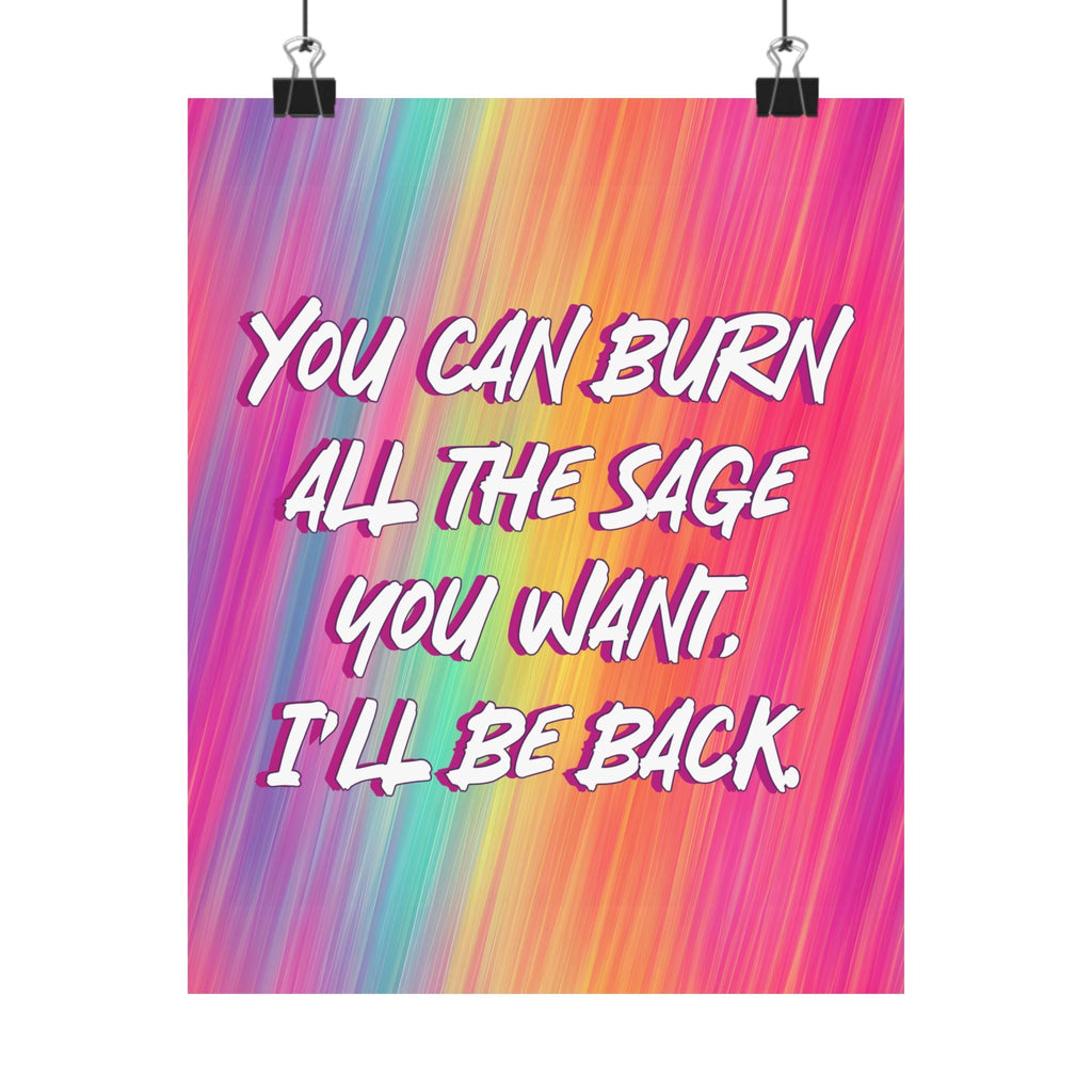 Bespattered Facade "I'll Be Back" Giclée Archival Matte Paper Prints