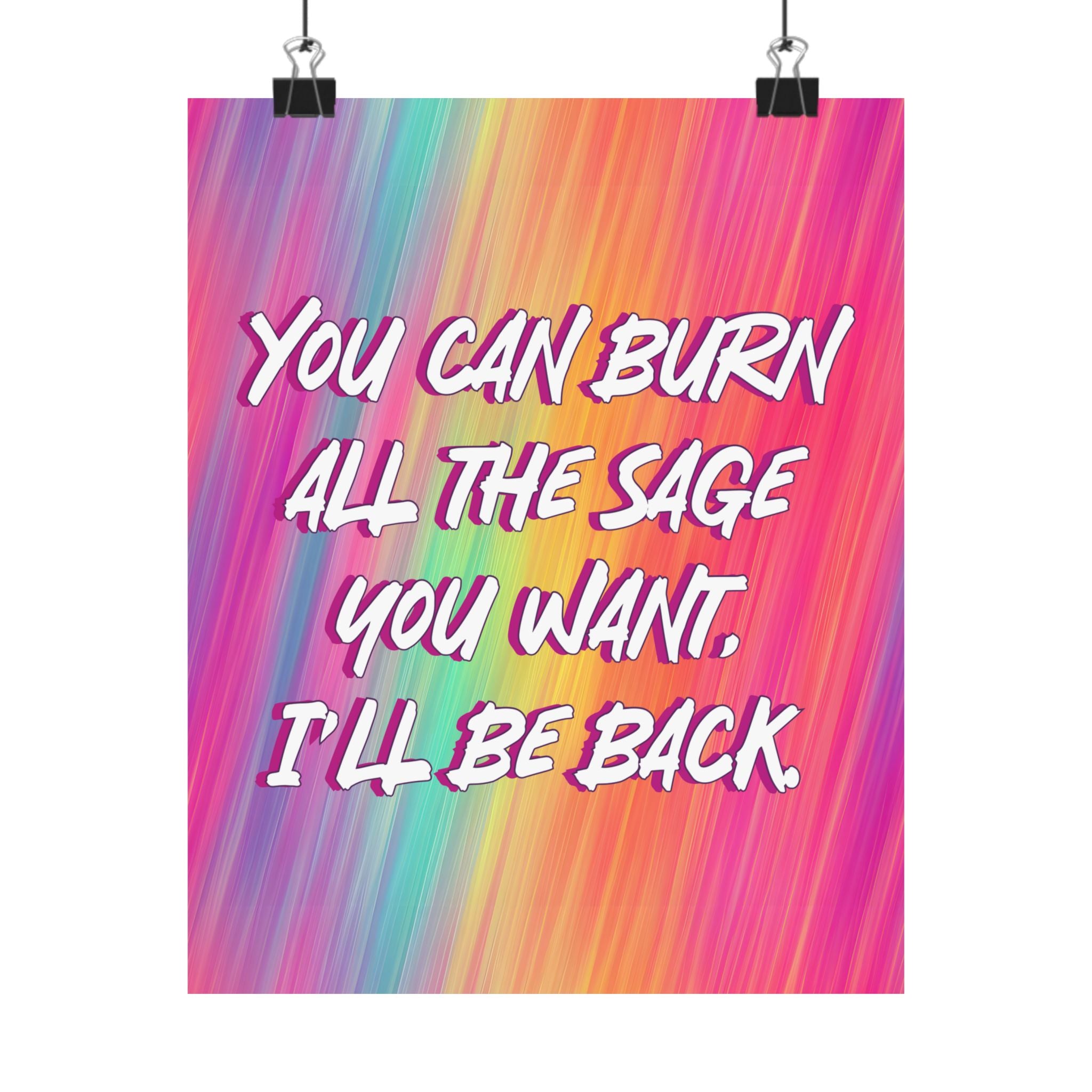 Bespattered Facade "I'll Be Back" Giclée Archival Matte Paper Prints