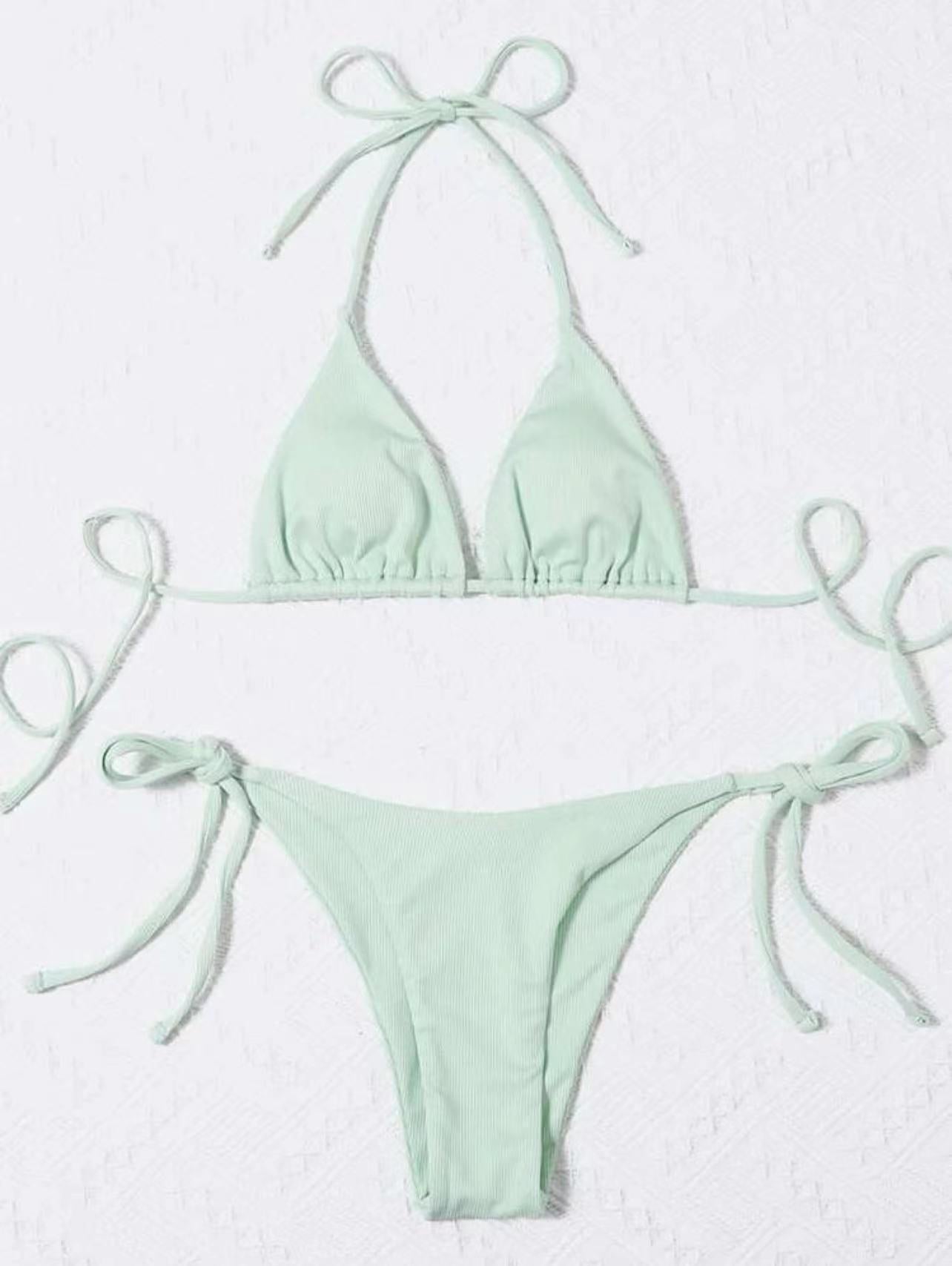 2023 New Sexy Three-Piece Bikini Swimwear Set