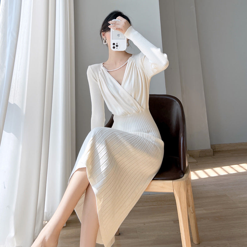 Vintage Knitted Dress for Women