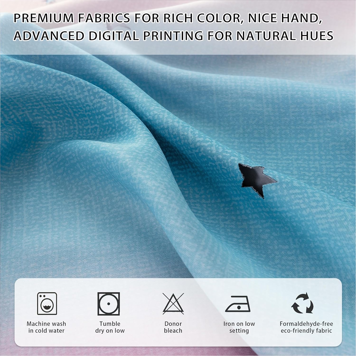 XiDi Dream Star Blackout Curtains W52x L72