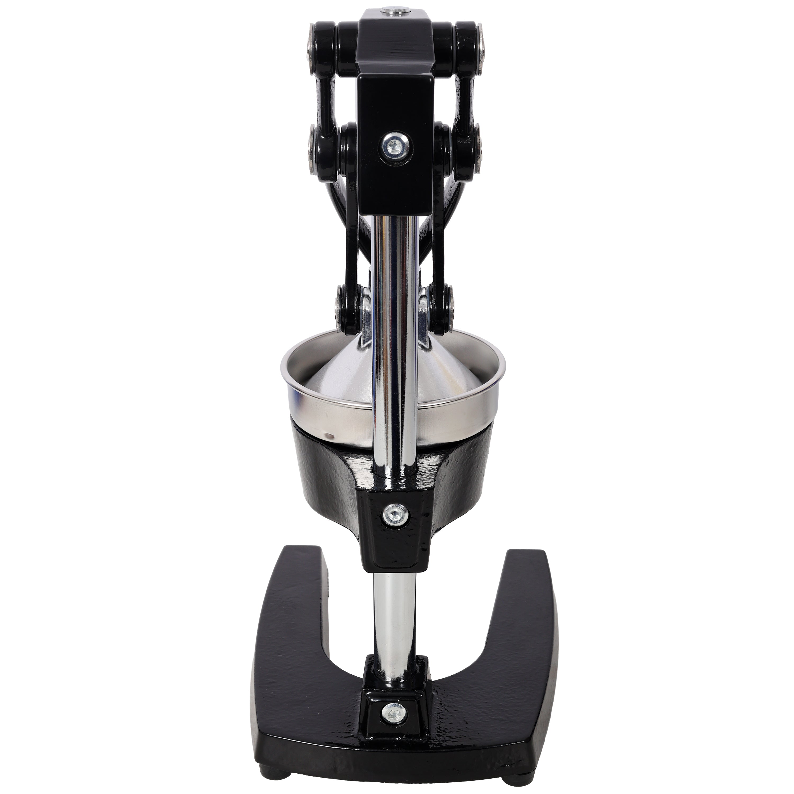 Cast Iron Citrus Juicer , Extra-Large Commercial Grade Manual Hand Press , Heavy Duty Countertop Squeezer for Fresh Orange Juice ,Black Color