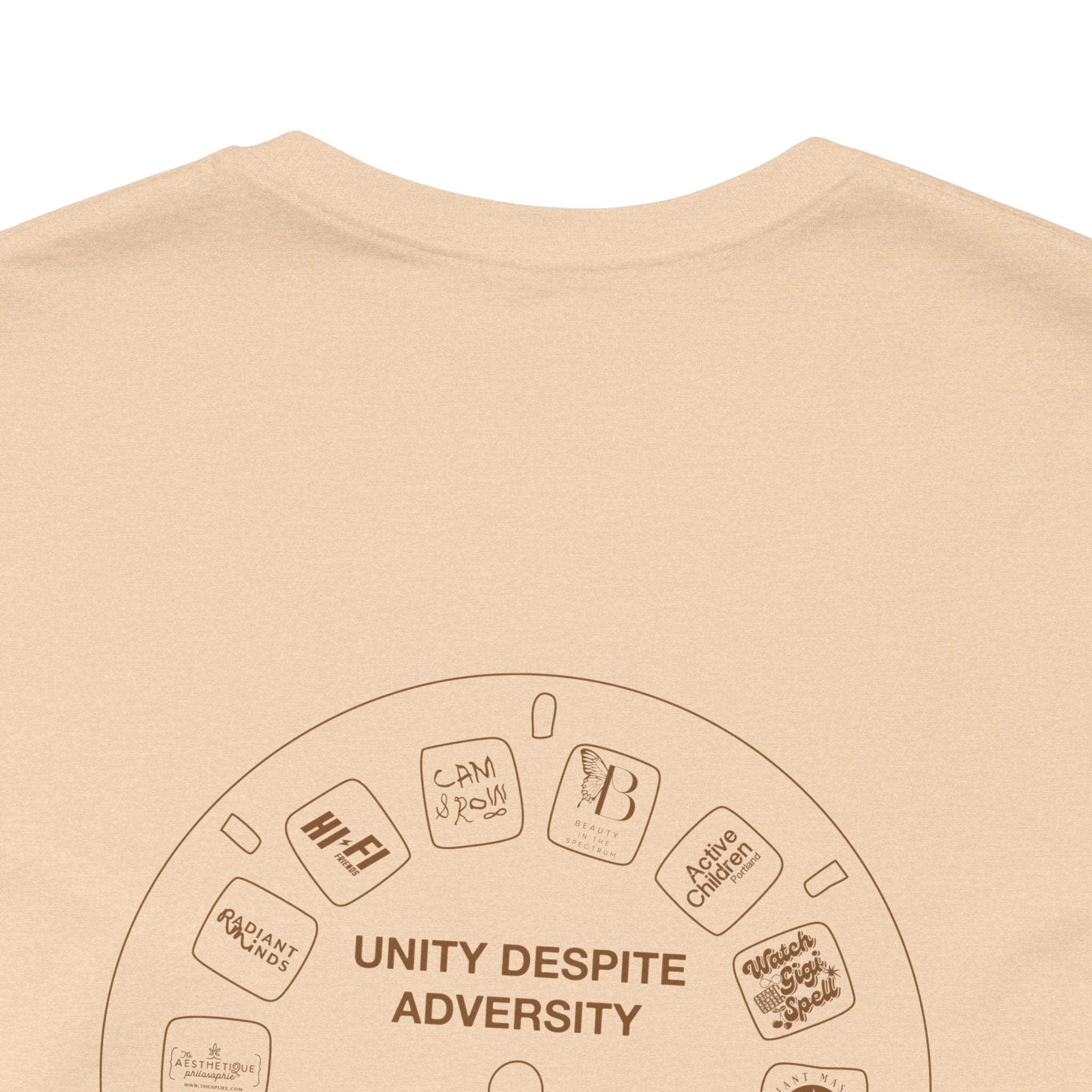 Unity Despite Adversity - Feeding America Fundraiser Tee - Unisex Jersey Short Sleeve Tee
