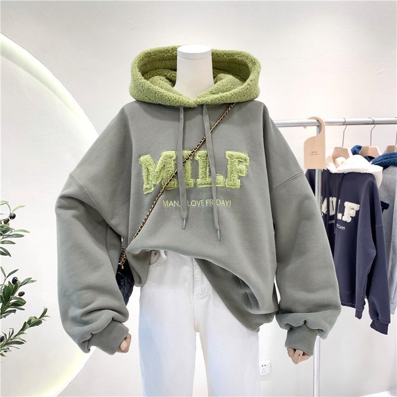 Thick Winter Hooded Sweater for Women - Anti-Pilling Velvet