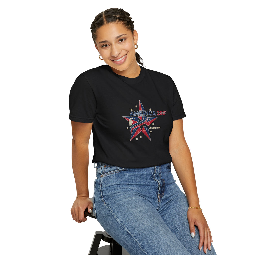 America 250 Star -  Happy Birthday USA T-Shirt
