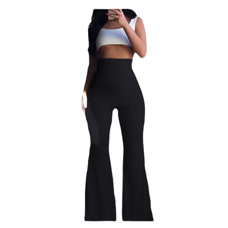 High-Waist Wide-Leg Yoga Pants for Women