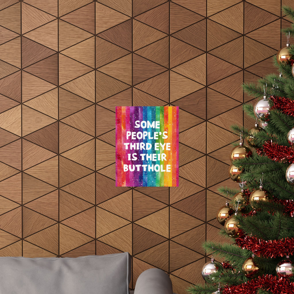 Bespattered Facade All-Seeing Butthole Rainbow Giclée Archival Matte Paper Prints