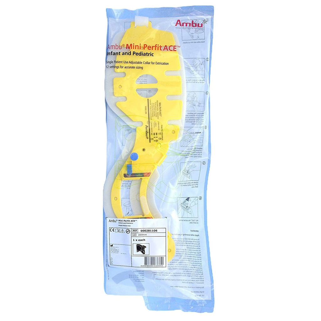 Ambu® Mini Perfit ACE™ Extrication Cervical Collar, One Size Fits Most Children 000281106