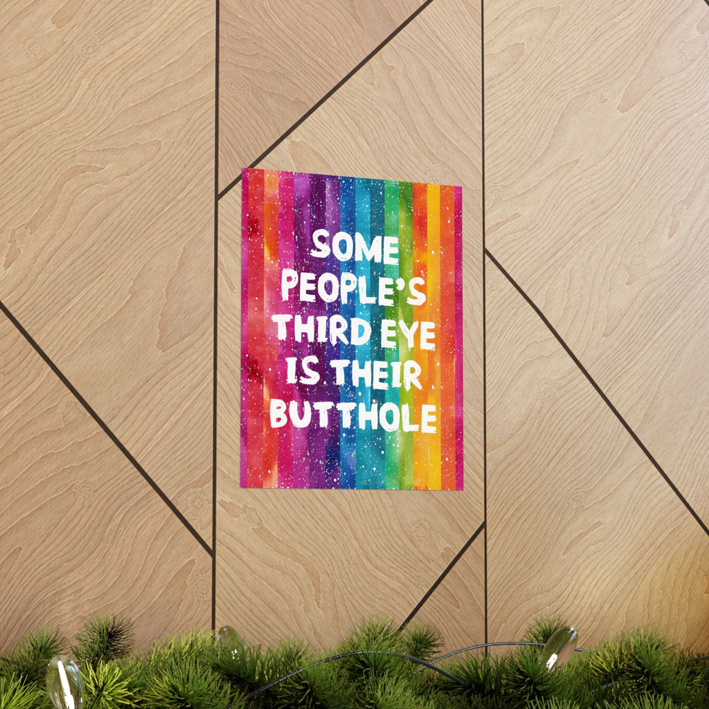 Bespattered Facade All-Seeing Butthole Rainbow Giclée Archival Matte Paper Prints