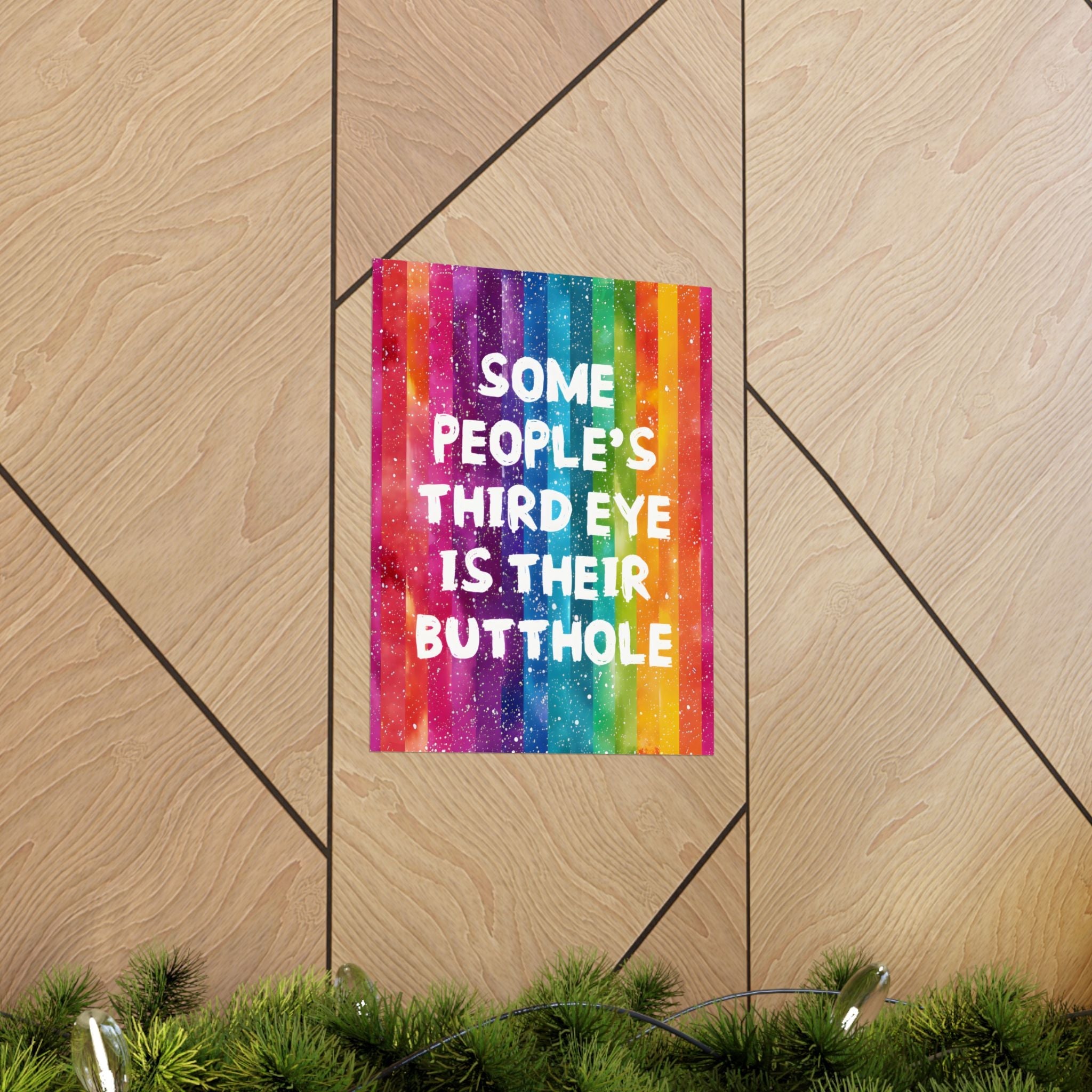Bespattered Facade All-Seeing Butthole Rainbow Giclée Archival Matte Paper Prints