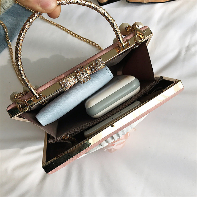Luxury Fashion Flowers Crossbody Bags for Women
