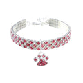 New Pet Collar with Rhinestones for Cats and Dogs