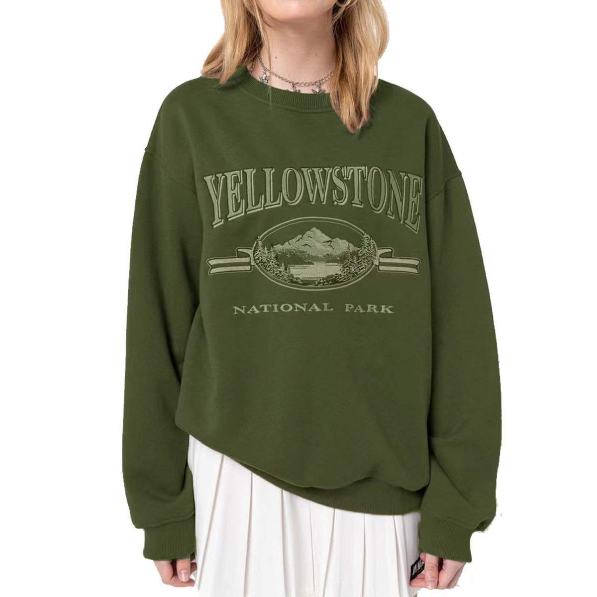 Autumn Casual Long-Sleeved Printed Sweater Trend