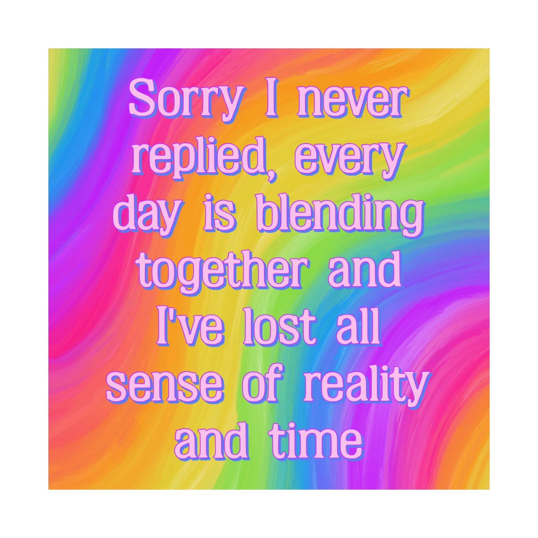 Bespattered Facade "Sorry I Never Replied" Giclée Archival Matte Paper Prints