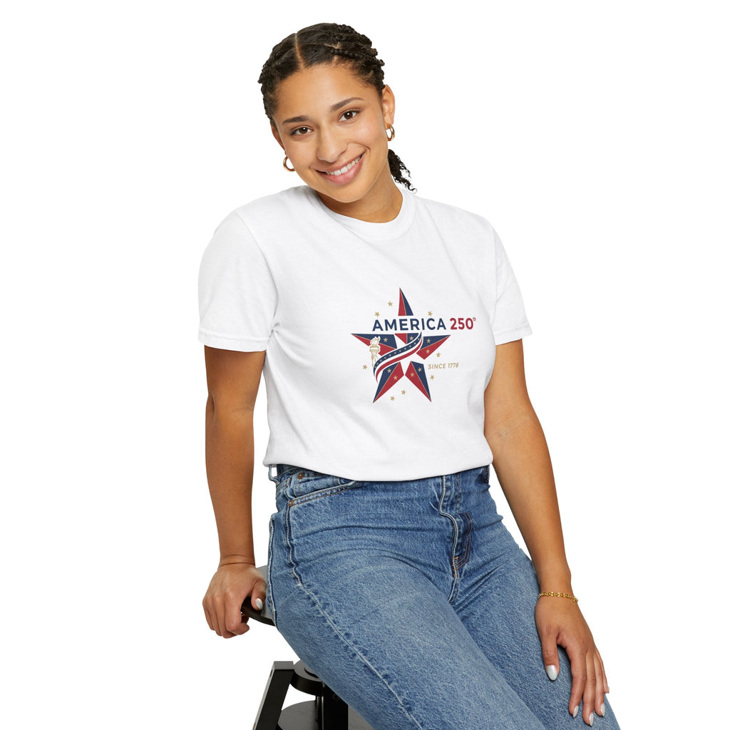 America 250 Star -  Happy Birthday USA T-Shirt