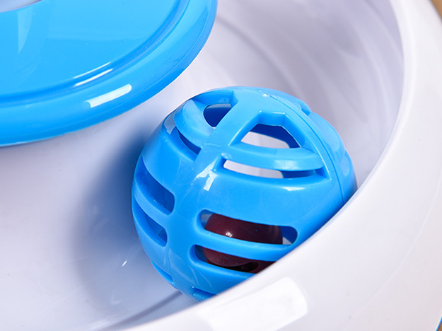 Electric Rotating Cat Toy with Teasing Wand
