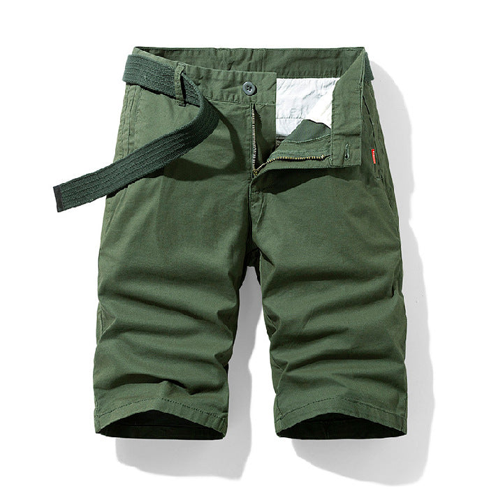 Men's Casual Loose Fit Five-Point Shorts Overalls