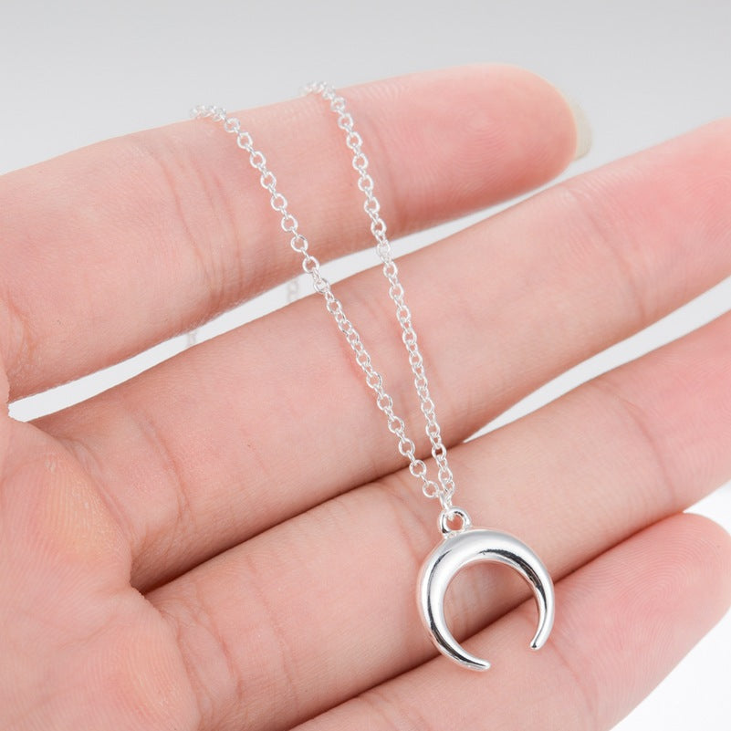 Crescent Moon Bracelet, Star Necklace, Face Earrings