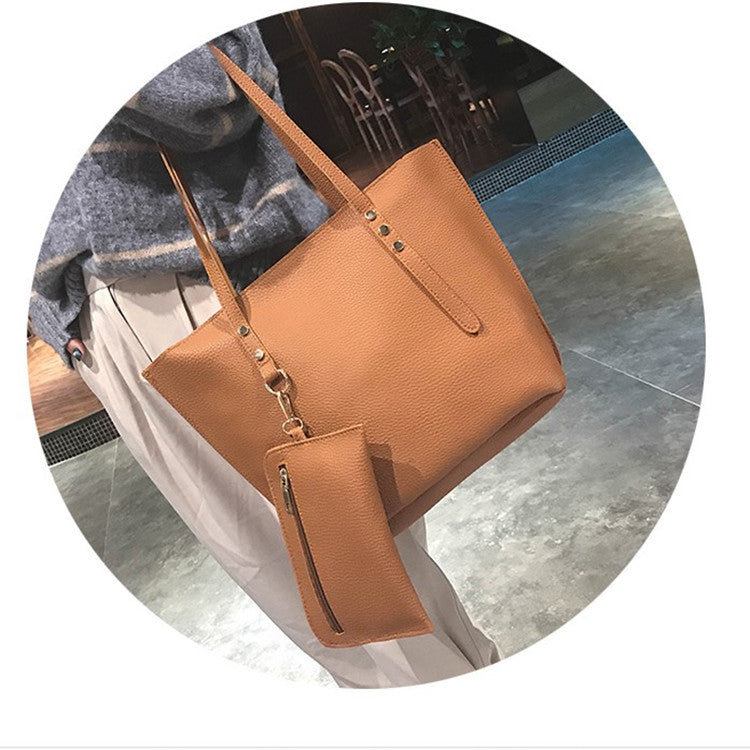 4-Piece Set: Crossbody Bag and Clutch
