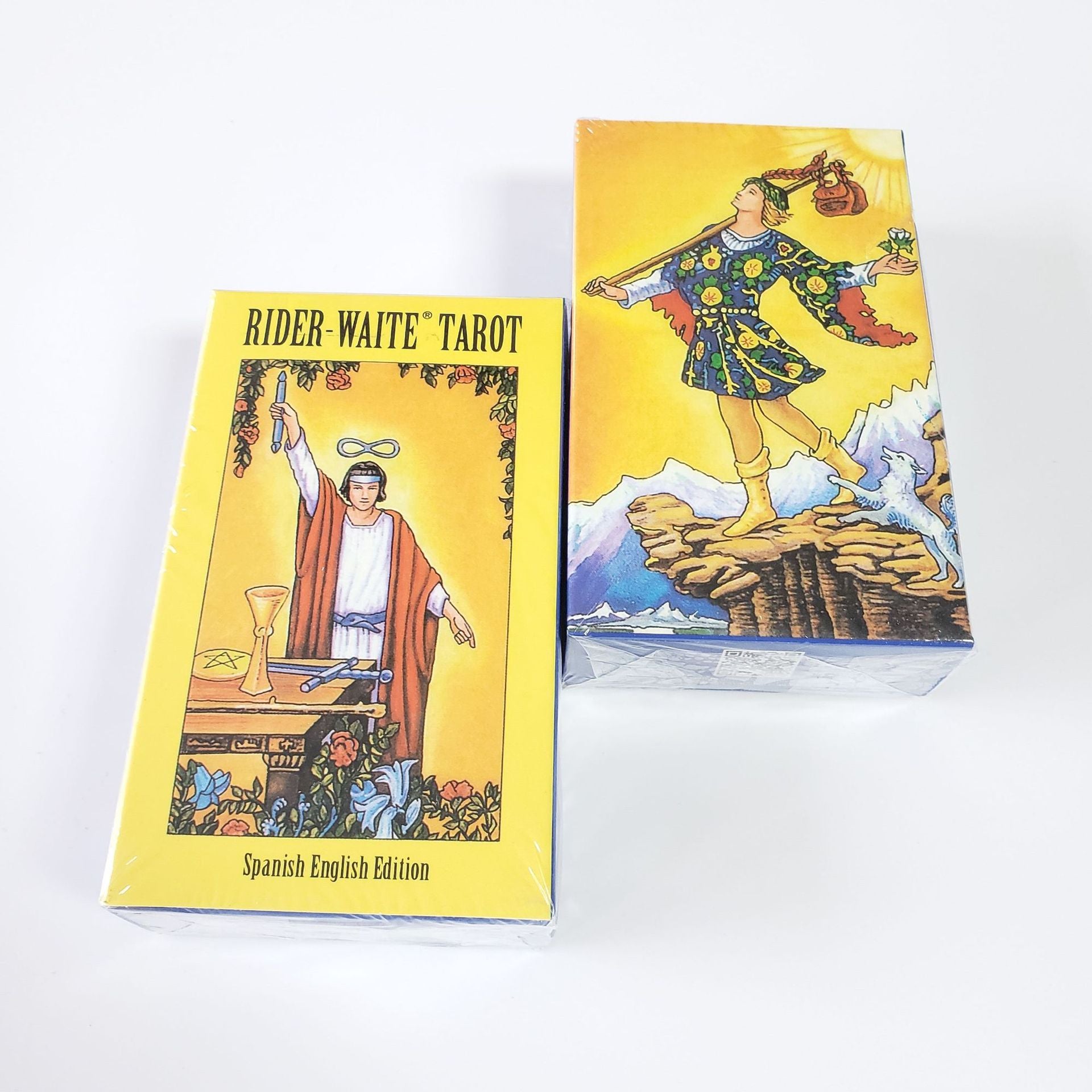 Bilingual Knight Tarot Cards in English and Spanish