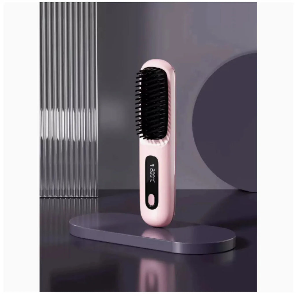 Portable 2 In 1 Hair Straightener Comb