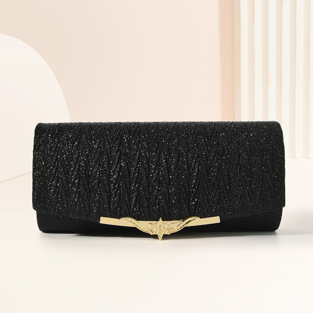 Fashion Women's Glitter Evening Clutch Shoulder Bag