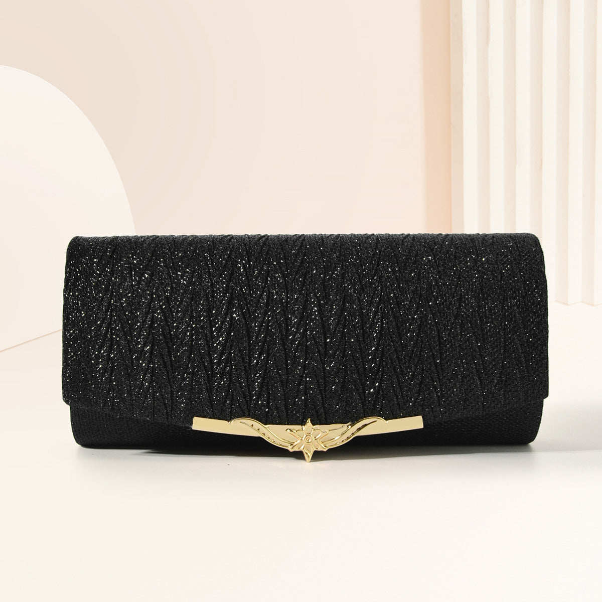 Fashion Women's Glitter Evening Clutch Shoulder Bag