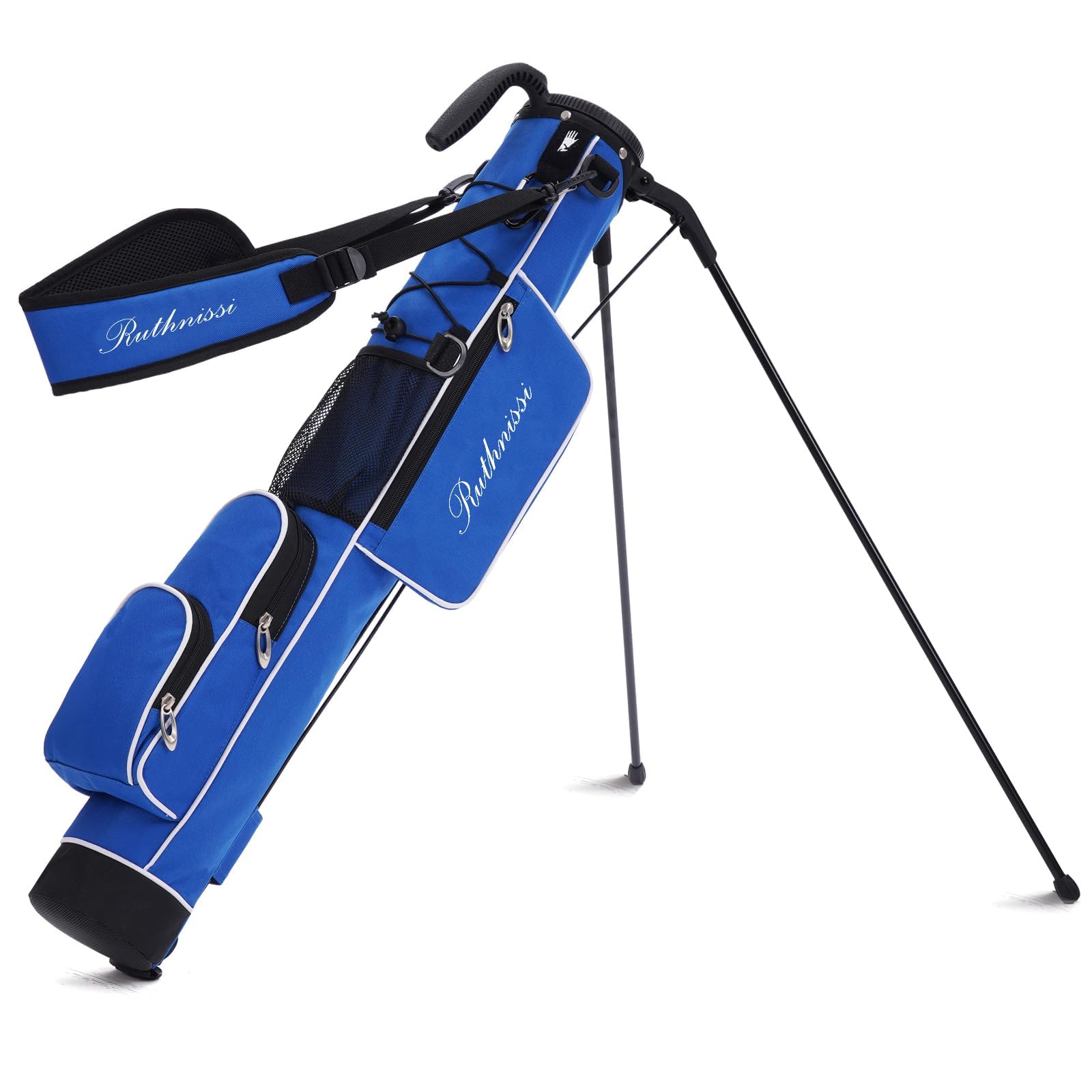 Golf Stand Bag Lightweight Golf Easy Carry Bag with Padded Strap，Durable Pitch n Putt Golf Bag Practice Ranger Sunday Golf Bag for Men&Women